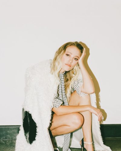 Maika Monroe Polka Dot Style At Wwd, July 2018