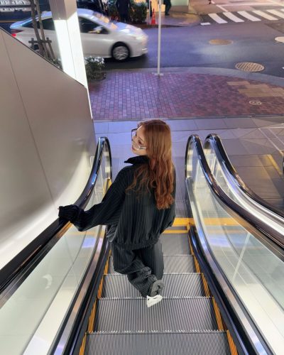 Makoto Minami Steps Out In Trendy Stripes 2026 5