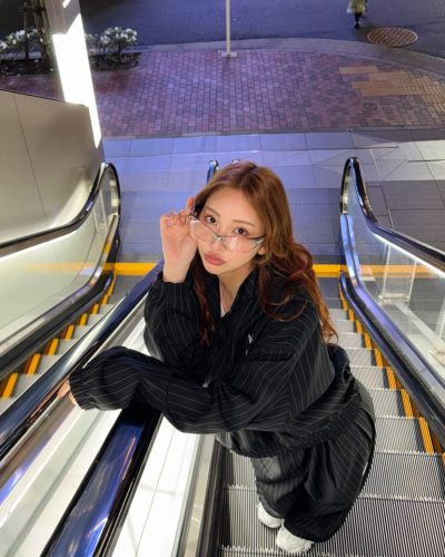 Makoto Minami Steps Out In Trendy Stripes 2026 6