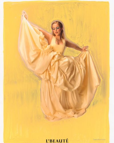 McKenna Grace soft textured blouse underneath oversized creamy blazer