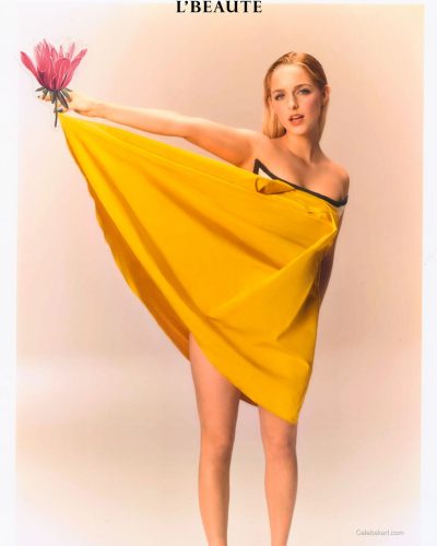 McKenna Grace oversized creamy blazer accentuating youthful glow