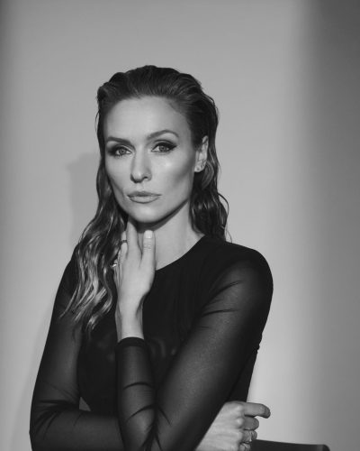 Michaela Mcmanus Black Sheer Dress For Numero Netherlands 2026 3