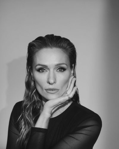 Michaela Mcmanus Black Sheer Dress For Numero Netherlands 2026 5