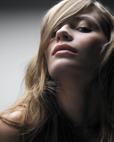 Mischa Barton serene style in off-white blouse with lace shorts