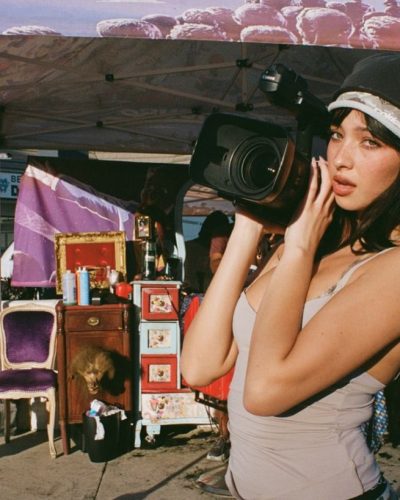 Mishka Silva in fitted jumpsuit featuring intricate design