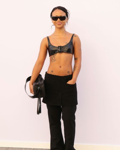 Myha’la Dazzles At Courreges Fashion Show 2023