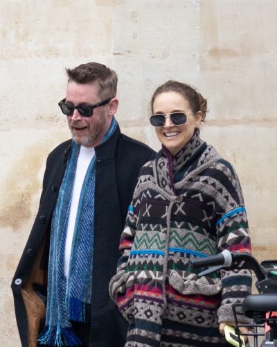 Natalie Portman & Macaulay Culkin Stroll In Paris 2023