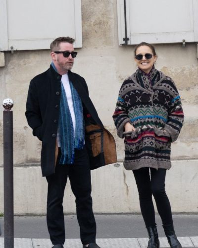 Macaulay Culkin comfortable outfit featuring a graphic tee and jeans