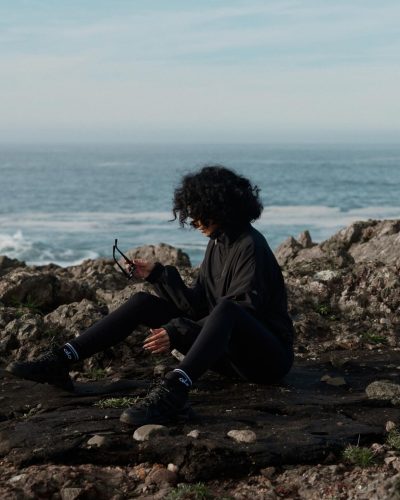 Nazanin Mandi Black Jacket Stylish Look On style 6