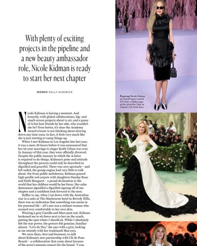 Nicole Kidman Poses In Stunning Black Glamour – 2026 6