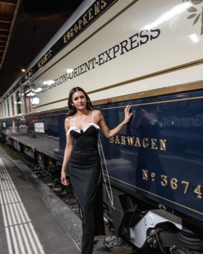 Nina Dobrev – Elegant Yellow Outfit At Luxury Event 2023 shot 8