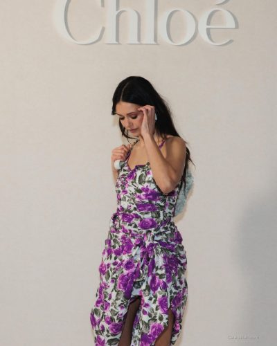 Nina Dobrev floral dress perfect for brunch occasions
