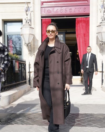 Nina Dobrev Stuns In Paris Hotel Arrival 2023