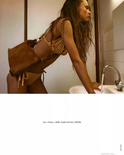 Olivia Vinten in casual chic top under oversized jacket