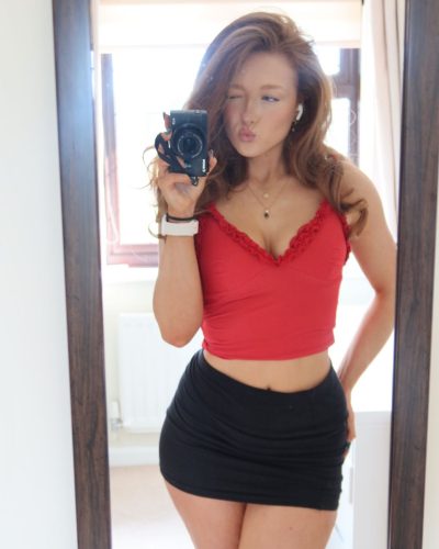 Phoebe Ginger classic black skirt