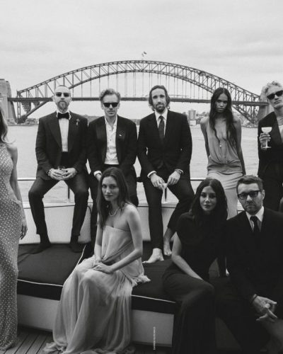 Phoebe Tonkin dressed in a flowing gown with minimal accessories