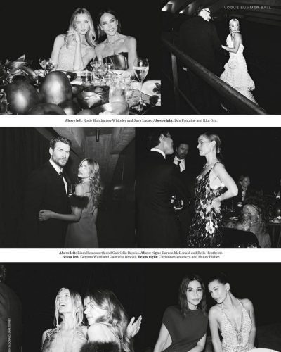 Phoebe Tonkin wearing a refined gown against the Sydney skyline