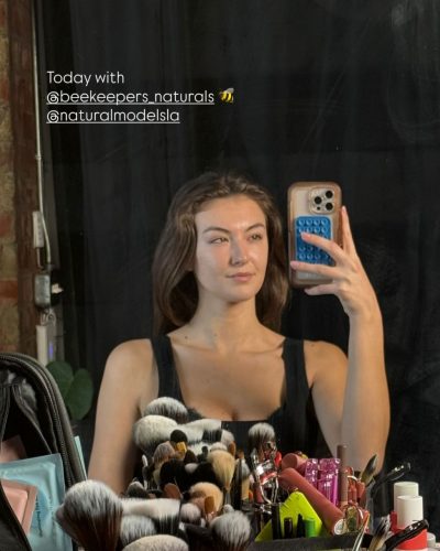 Rachel Pizzolato black tank top reflecting casual vibe