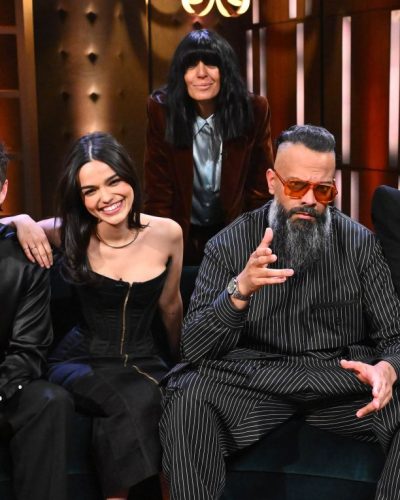 Rachel Zegler showcases black dress