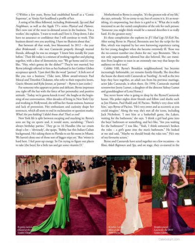 Rose Byrne showcases dress