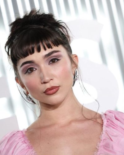 Rowan Blanchard fashion look in her pink dress