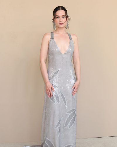 Sarah Catherine Hook Dazzles In Silver At Brunello Premiere 2026