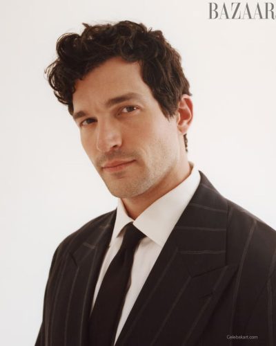 Sarah Pidgeon serene blue gown with a natural glow