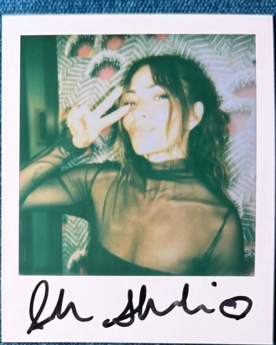 Sarah Shahi's turns heads in black dress