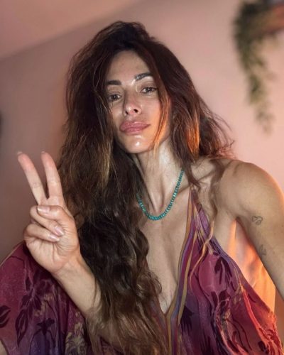 Sarah Shahi Striking Moments From outfit detail