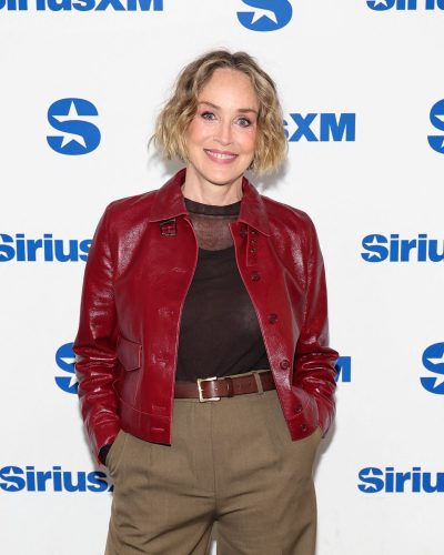 Sharon Stone At Siriusxm Studios In Nyc 2023