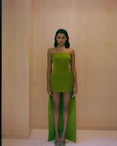 Simone Ashley Photoshoot In Green Dress, April 2026 shot 4