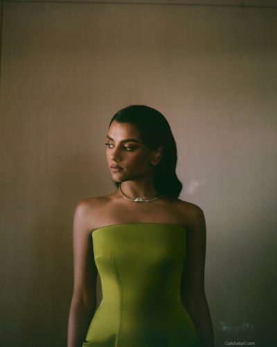 Simone Ashley Photoshoot In Green Dress, April 2026 photo 9