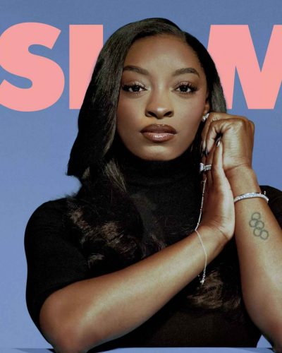 Simone Biles spotted in black blazer during appearance