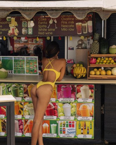 Tatiana Panakal In Yellow Swimsuit For Solara Campaign 2026 shot 8