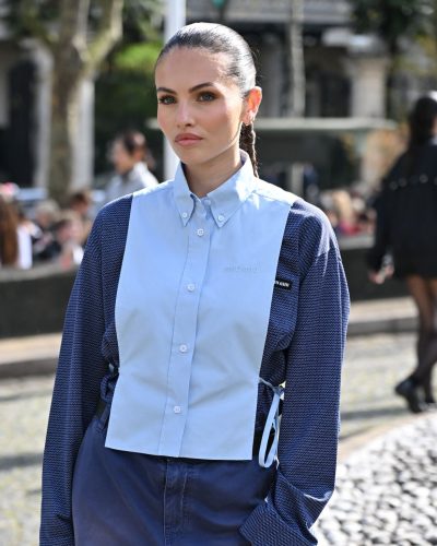 Thylane Blondeau turns heads in stylish look