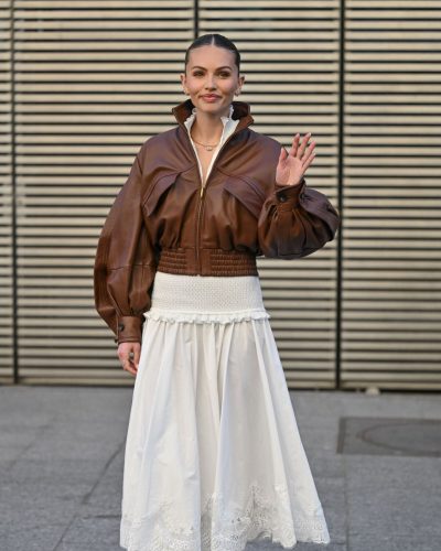 Thylane Blondeau At Zimmermann Show Paris Fashion Week 2023