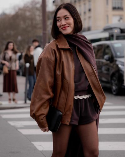 Tiffany Hsu's Chic Look At Loewe Fw 26/27 Paris Show