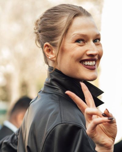 Toni Garrn At Akris F/w 2026 Fashion Show In Paris