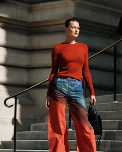 Toni Garrn: Gabriela Hearst Show Fashion 2026