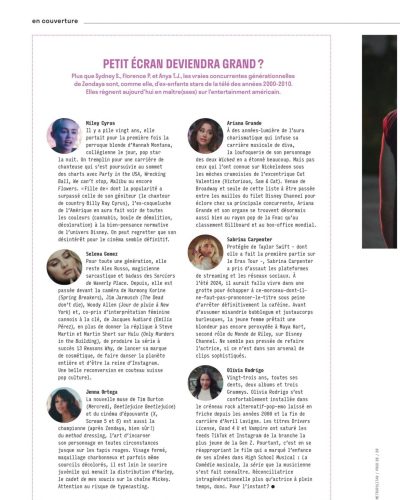 Zendaya with neat braids and vibrant blazer