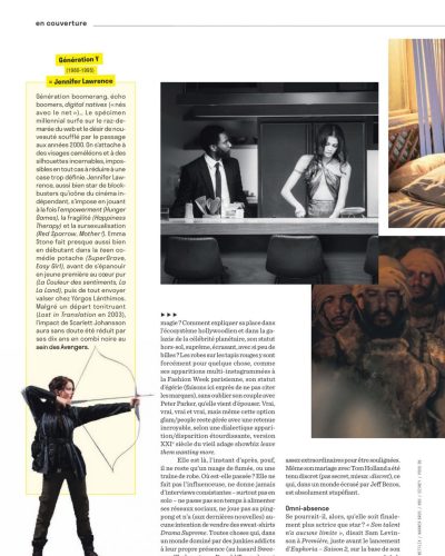 Zendaya in warm-toned structured blazer and green ring