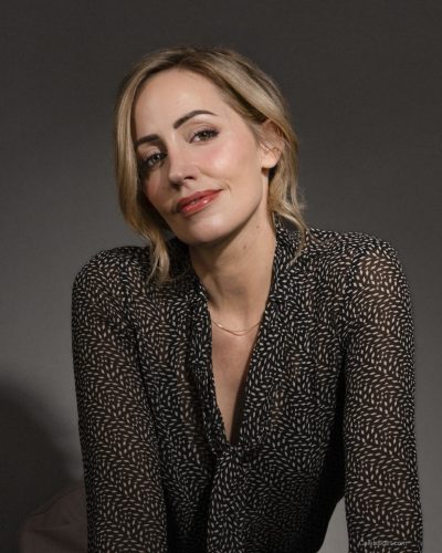 Zibby Allen dressed in casual, nature-inspired spring fashion.