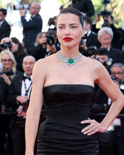 Adriana Lima Stuns In Classic Black At Cannes 2026 Screening