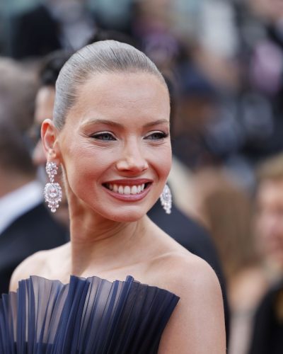 Amandine Petit Dazzles In Elegant Navy Ensemble At Cannes 2026