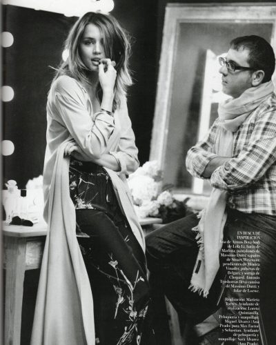Ana De Armas Shines In Floral Elegance For Vogue Spain February 2012