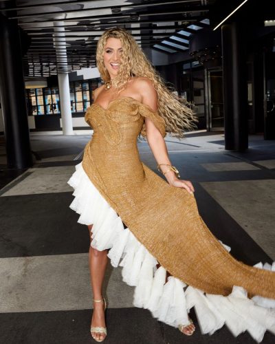 Antigoni Buxton Dazzles In Unique Dress At Eurovision 2026 Opening Ceremony