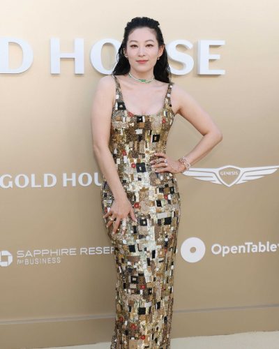 Arden Cho Dazzles In A Gold Gown At The 2026 Gold Gala