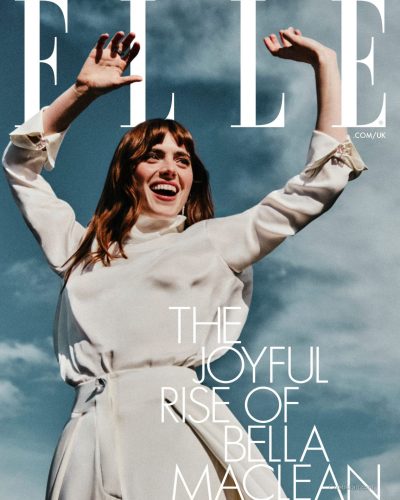 Bella Maclean Radiates Joy In Elegant White For Elle UK June 2026