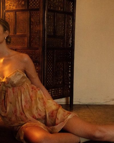 Bella Podaras Dazzles In Soft Floral Elegance For Behind The Blinds May 2026