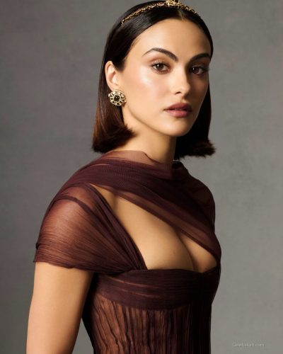 Camila Mendes Dazzles In Elegant Brown Gown At Met Gala 2026